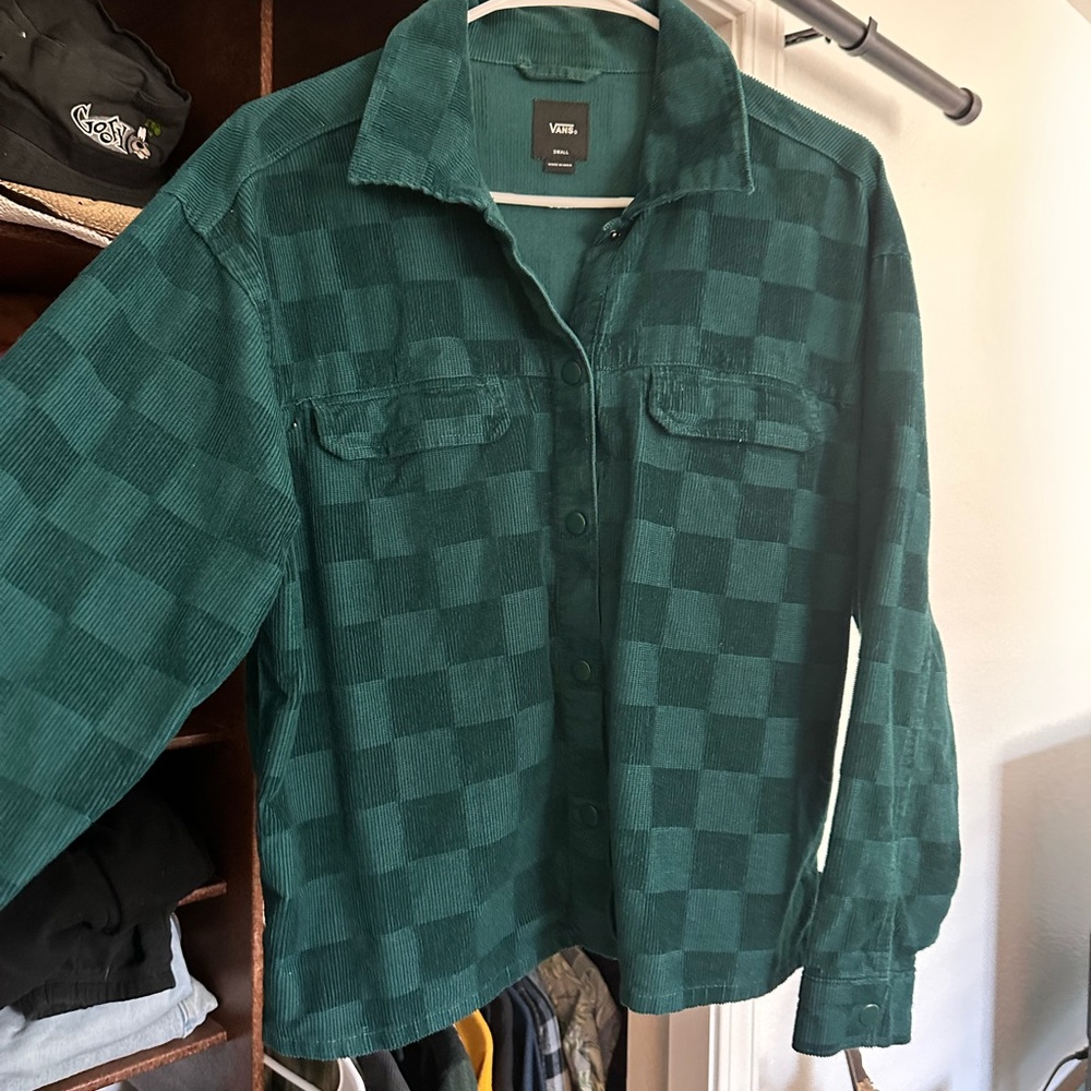 Vans Teal Corduroy Shirt